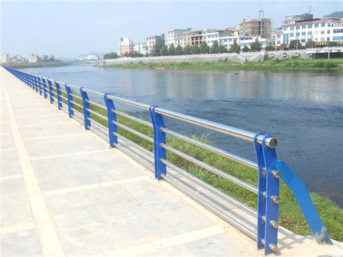 九江不锈钢桥梁防撞护栏 河道景区景观防撞桥梁护栏